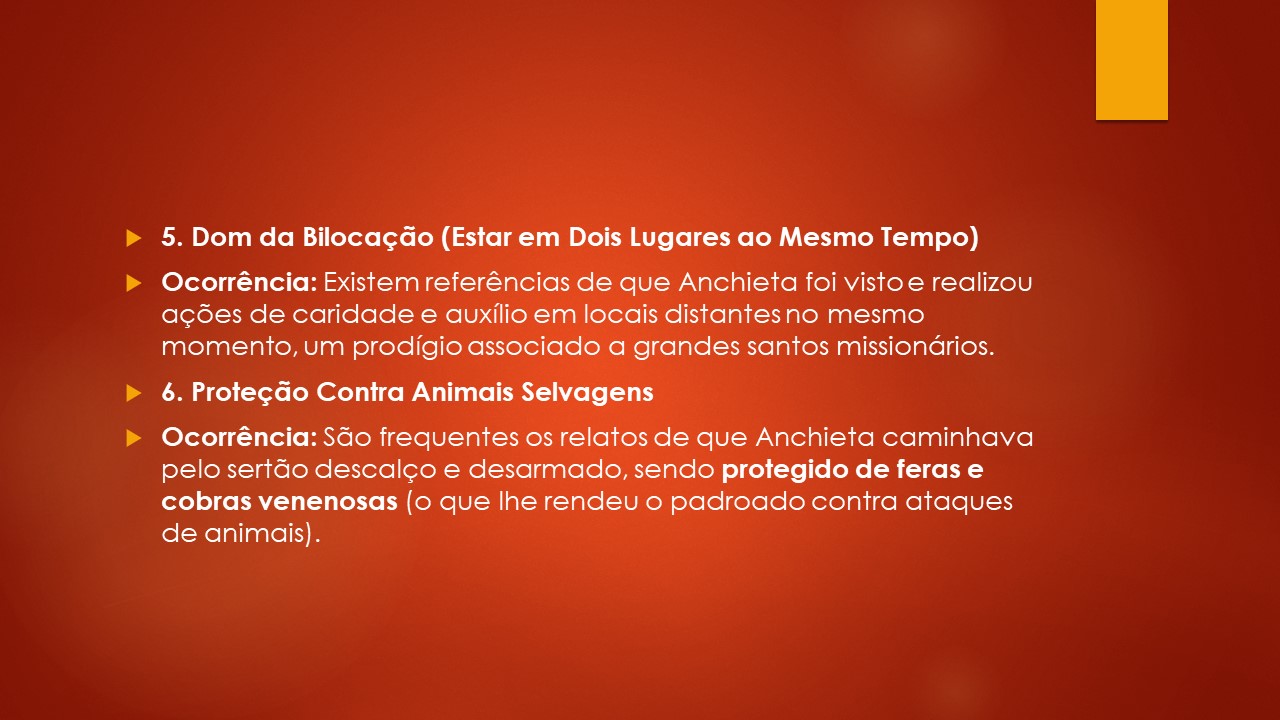 Slide 43 — Vida de São José de Anchieta