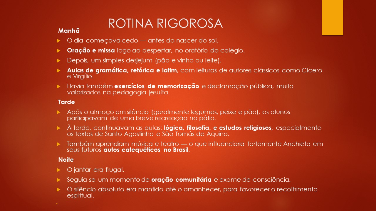 Slide 18 — Vida de São José de Anchieta
