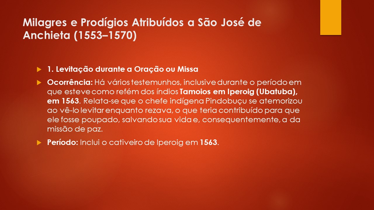 Slide 37 — Vida de São José de Anchieta