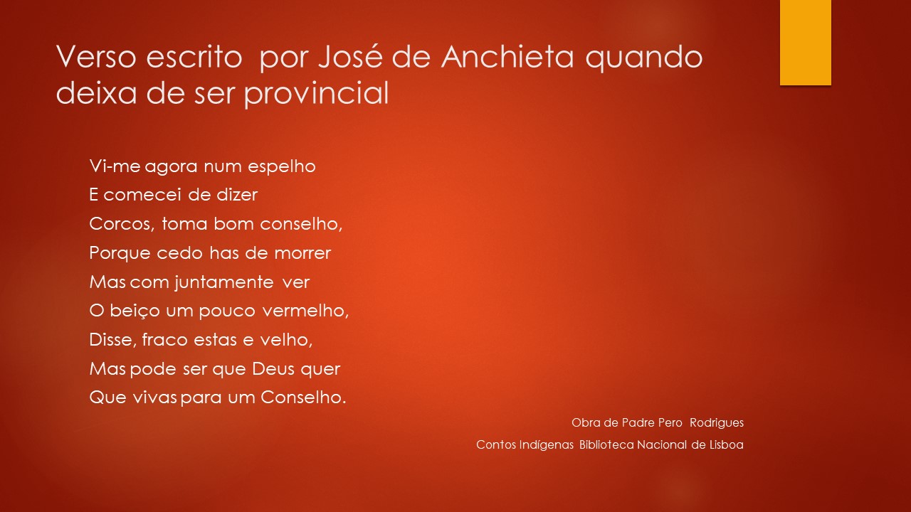 Slide 47 — Vida de São José de Anchieta