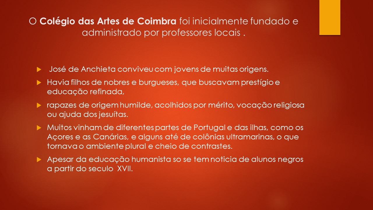 Slide 19 — Vida de São José de Anchieta